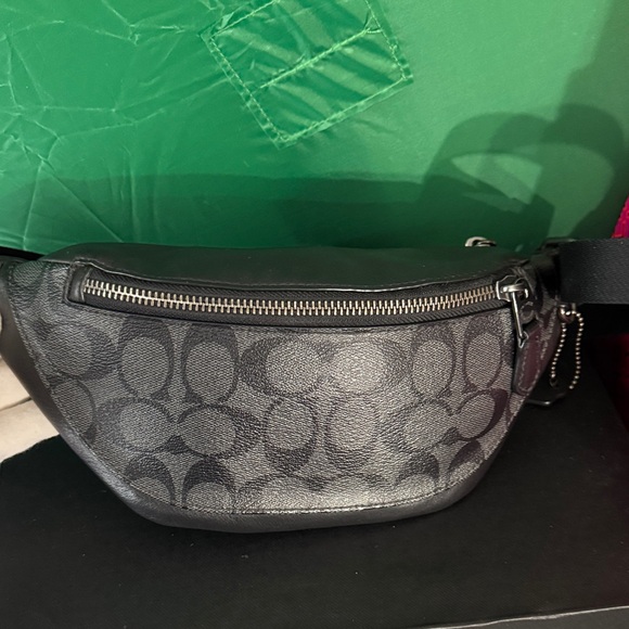 😎 Warren Mini Belt Bag ⚡️Coach Gray and Black Men's Belt Bag😎 - Picture 7 of 12